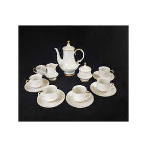 Vintage Arnart Ambassador Capodimonte Demitasse Tea Set Made in Japan Gold Gilt